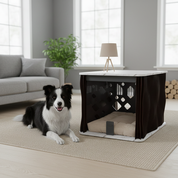 🏡 Elevated Living: Transform Your Dog's Crate into Designer Furniture